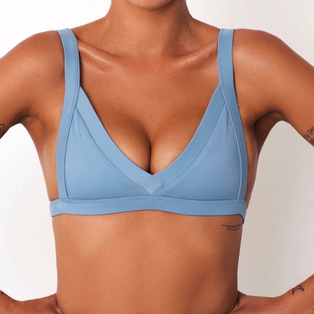 Fae Swim Sky Blue ECO bikini top